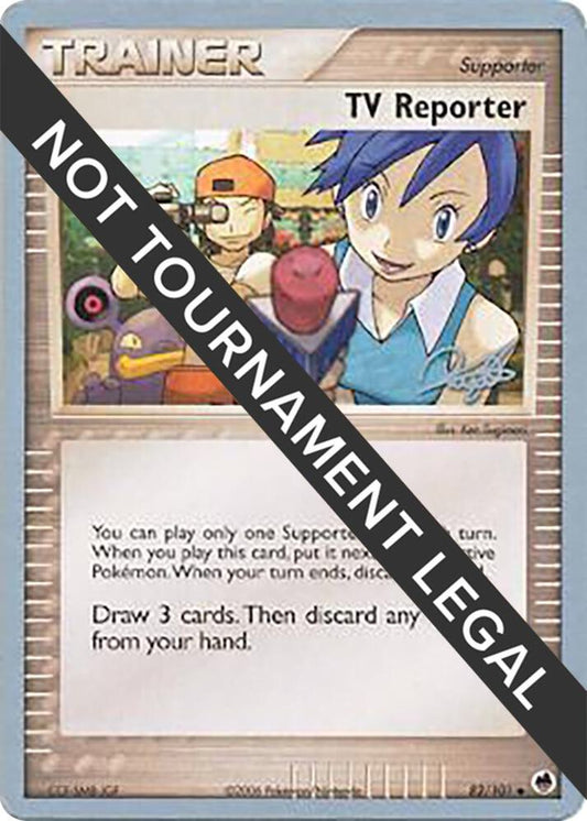 TV Reporter - 2008 (Paul Atanassov) [World Championship Decks] 82/101