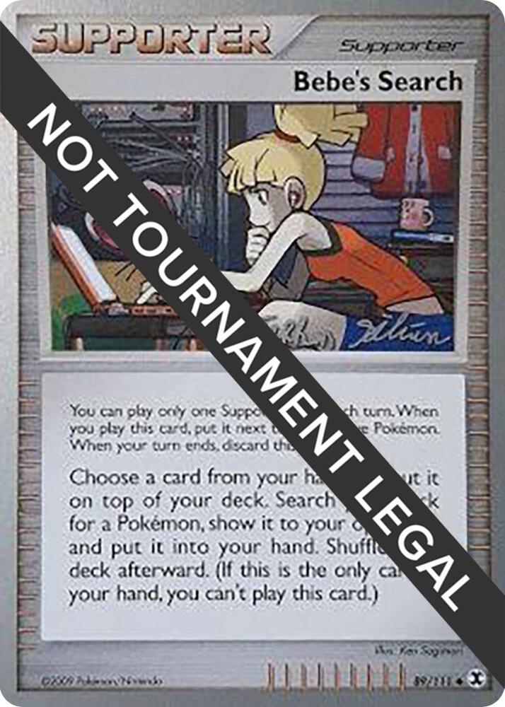 Bebe's Search - 2009 (Stephen Silvestro) [World Championship Decks] 89/111
