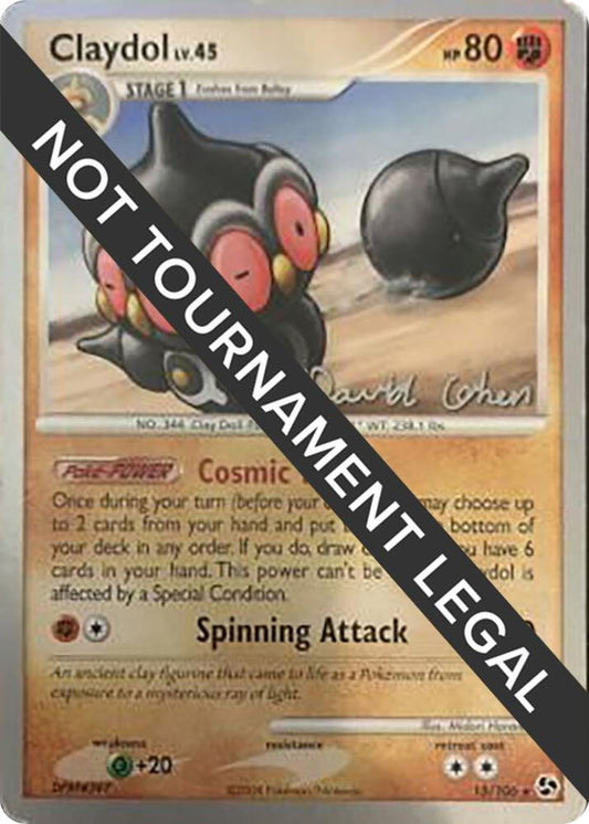 Claydol - 2009 (David Cohen) [World Championship Decks] 15/106