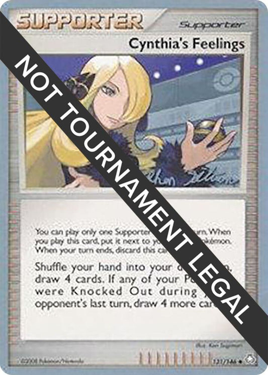 Cynthia's Feelings - 2009 (Stephen Silvestro) [World Championship Decks] 131/146