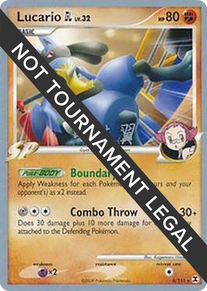 Lucario GL - 2009 (Tsubasa Nakamura) [World Championship Decks] 8/111