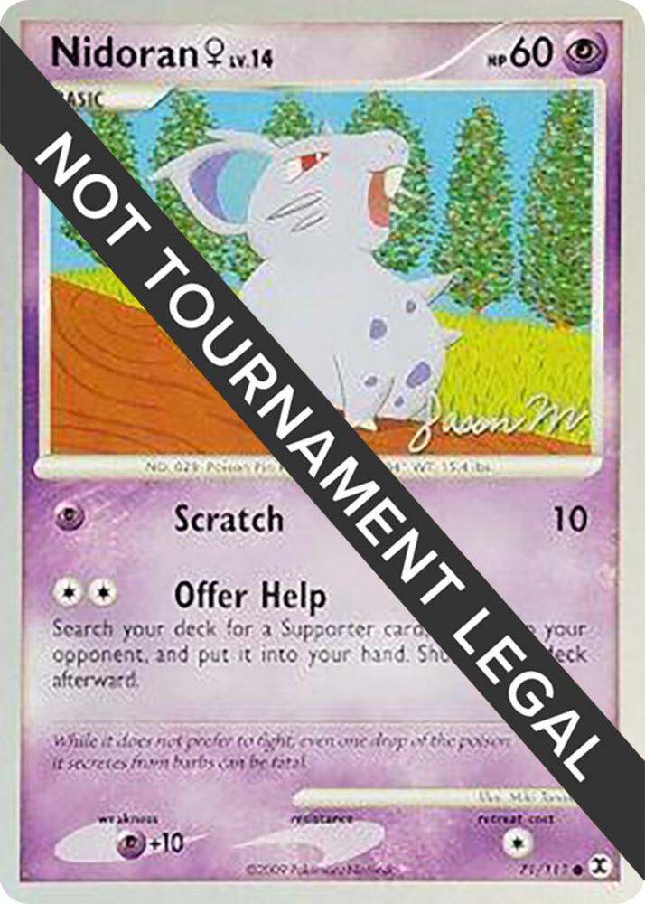 Nidoran F - 2009 (Jason Martinez) [World Championship Decks] 71/111