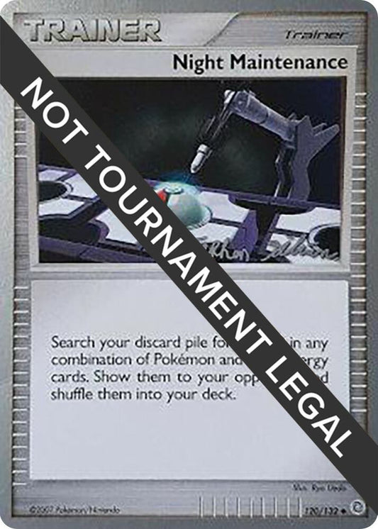 Night Maintenance - 2009 (Stephen Silvestro) [World Championship Decks] 120/132
