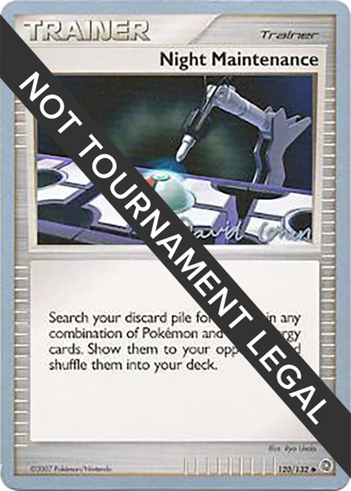 Night Maintenance - 2009 (David Cohen) [World Championship Decks] 120/132