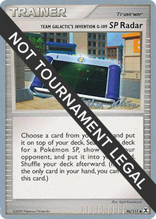 Team Galactic's Invention G-109 SP Radar - 2009 (Stephen Silvestro) [World Championship Decks] 96/111