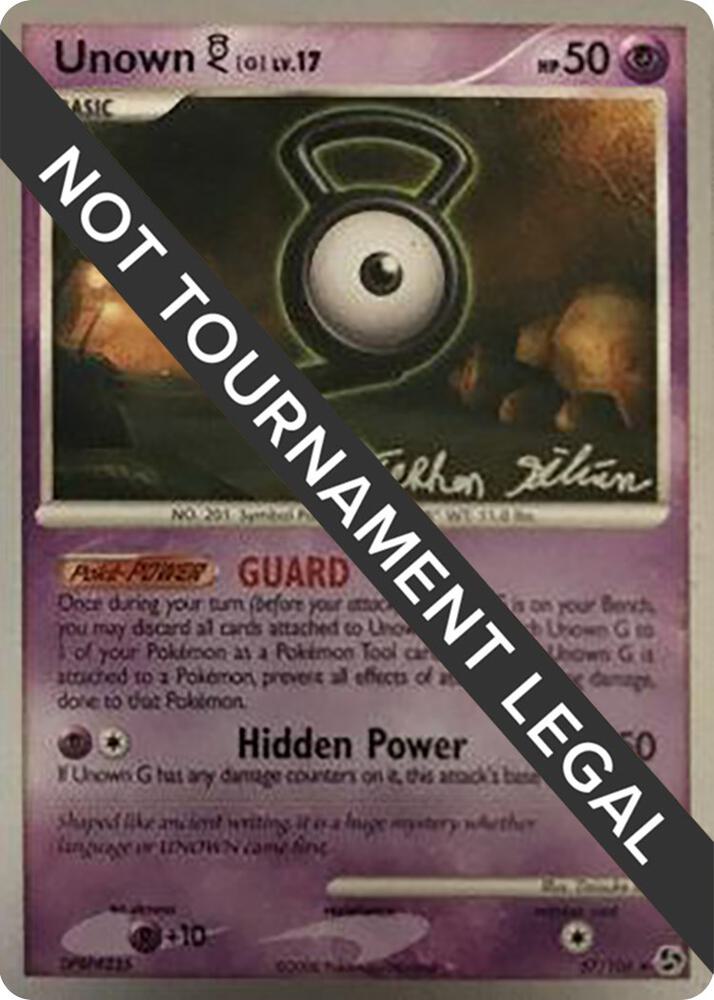 Unown [G] - 2009 (Stephen Silvestro) [World Championship Decks] 57/106