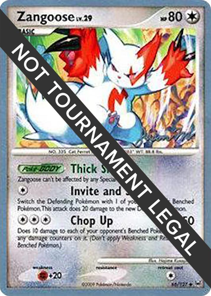 Zangoose - 2009 (Jason Martinez) [World Championship Decks] 66/127