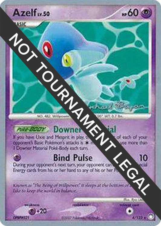 Azelf (4) - 2010 (Mychael Bryan) [World Championship Decks] 4/123