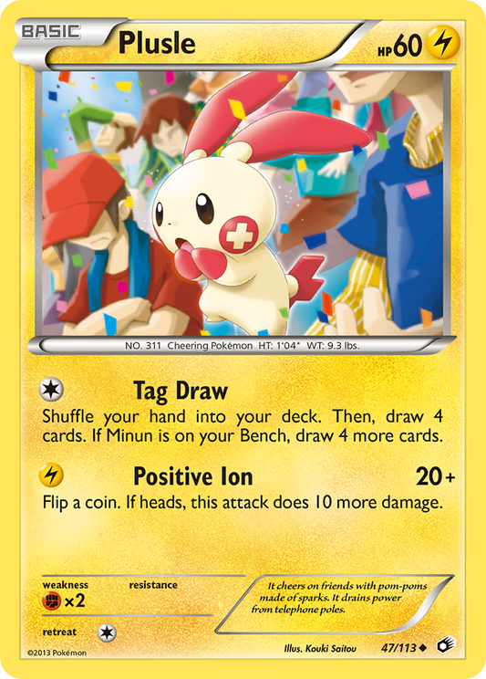 Plusle - 47/113 Legendary Treasures