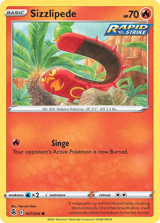 Sizzlipede - 47/264 Fusion Strike