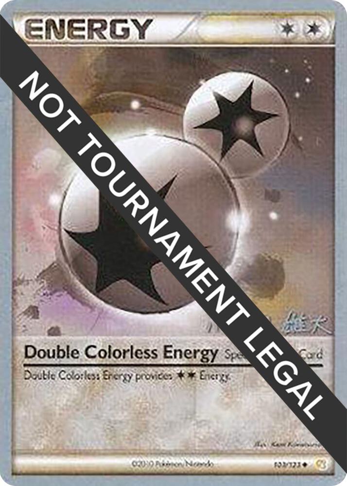 Double Colorless Energy - 2010 (Yuta Komatsuda) [World Championship Decks] 103/123