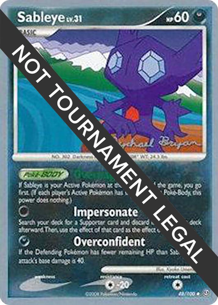 Sableye - 2010 (Mychael Bryan) [World Championship Decks] 48/100