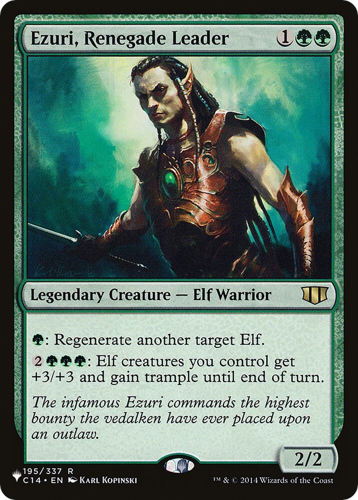 Ezuri, Renegade Leader [The List Reprints] 195/337