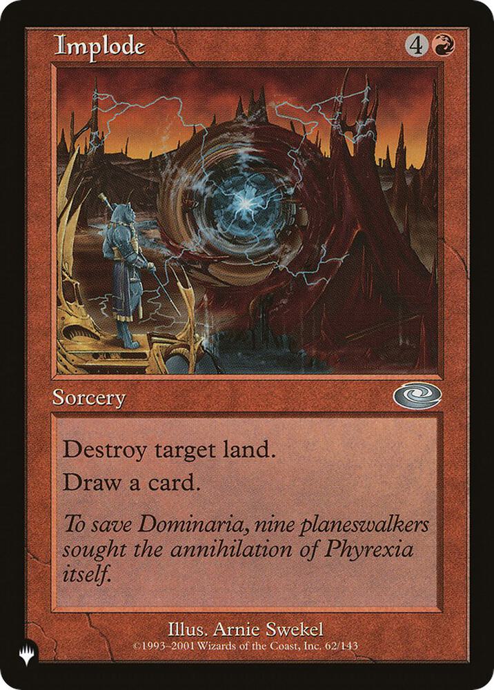 Implode [The List Reprints] 62/143