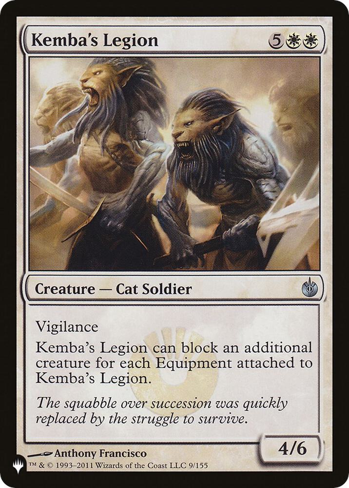 Kemba's Legion [The List Reprints] 9/155