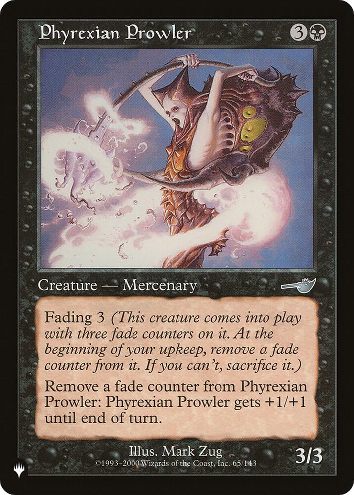 Phyrexian Prowler [The List Reprints] 65/143