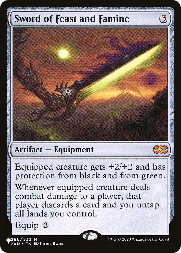Sword of Feast and Famine [The List Reprints] 296/332