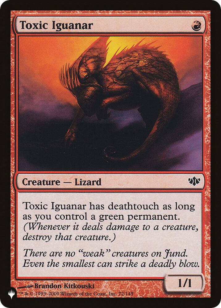 Toxic Iguanar [The List Reprints] 72/145