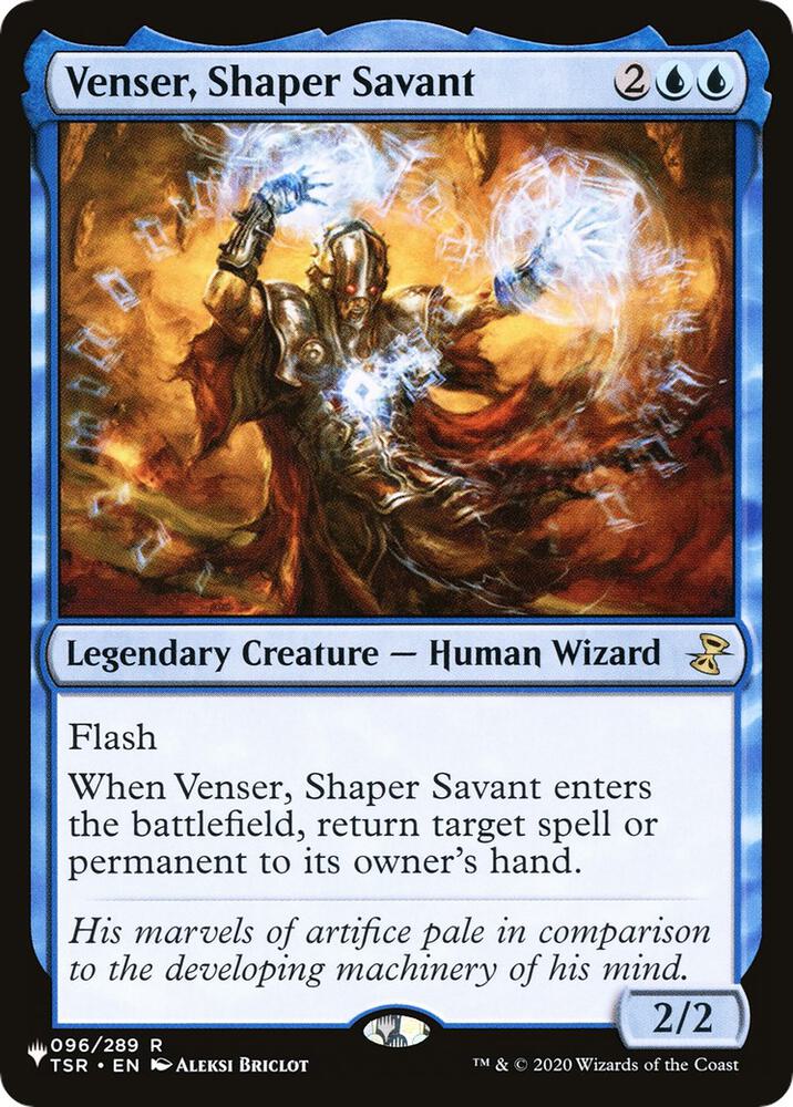 Venser, Shaper Savant [The List Reprints] 096/289