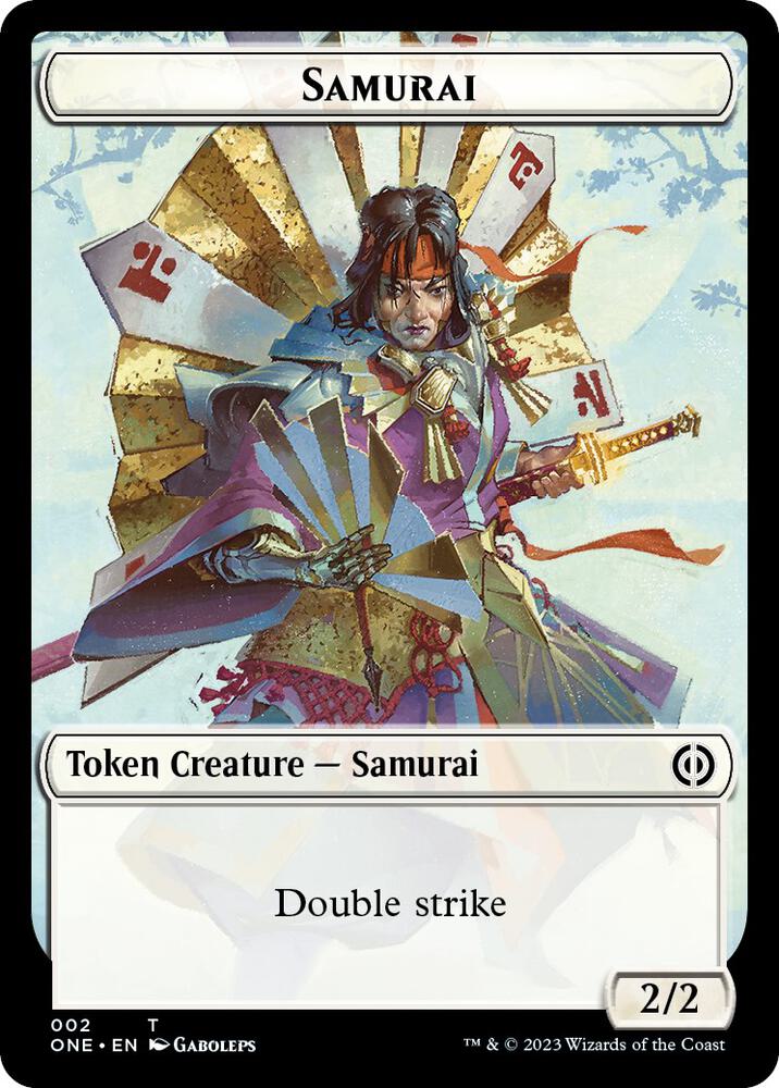 Samurai Token [Phyrexia: All Will Be One] 2