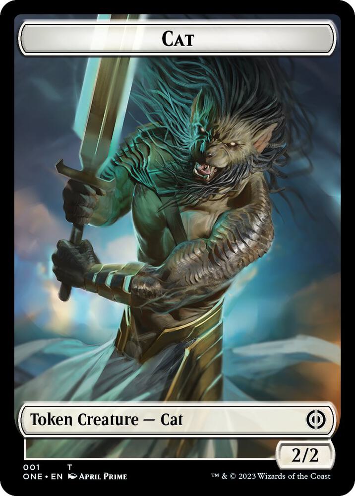 Cat Token [Phyrexia: All Will Be One] 1