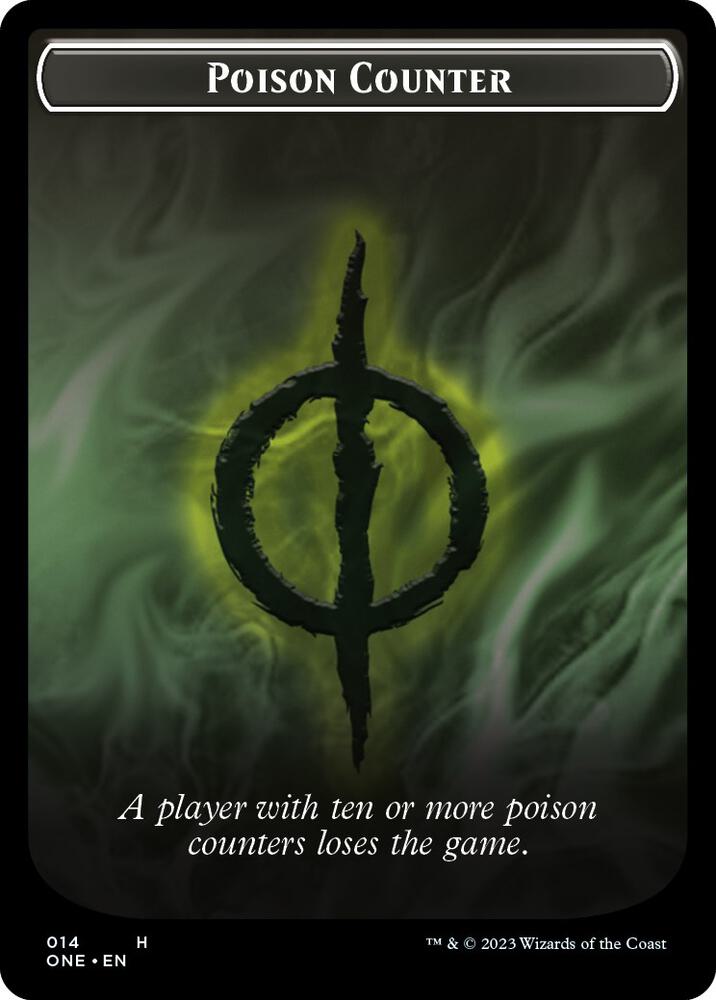 Poison Counter Token [Phyrexia: All Will Be One] 14