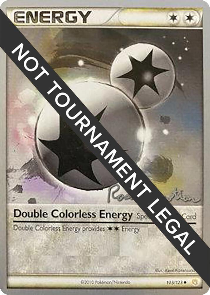Double Colorless Energy - 2011 (Ross Cawthon) [World Championship Decks] 103/123