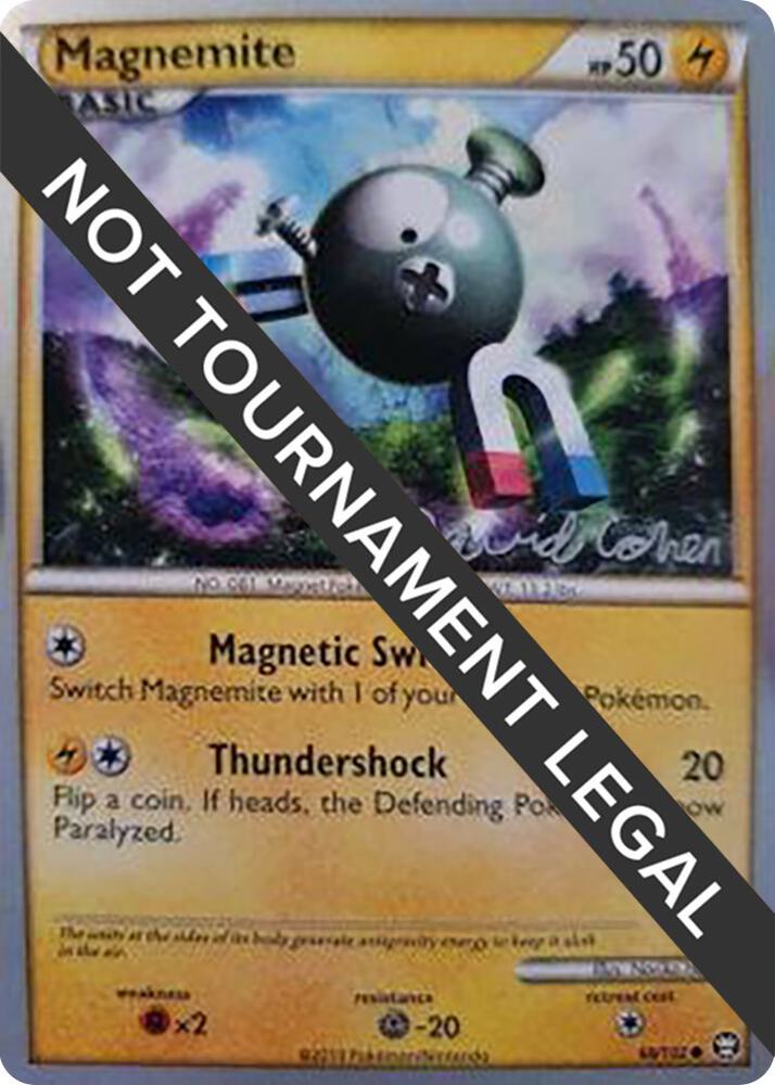 Magnemite - 2011 (David Cohen) [World Championship Decks] 68/102