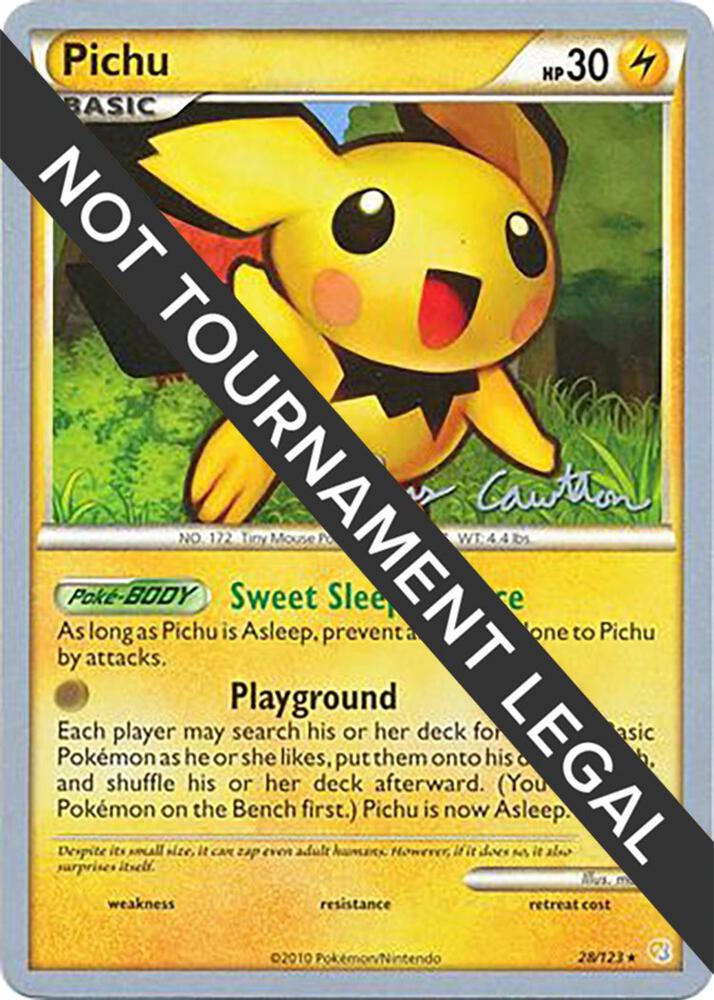Pichu - 2011 (Ross Cawthon) [World Championship Decks] 28/123