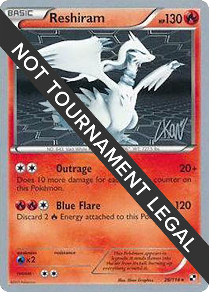 Reshiram - 2011 (Christopher Kan) [World Championship Decks] 26/114