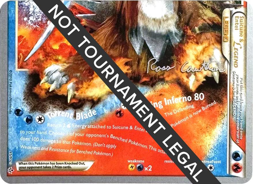 Suicune & Entei Legend LEGEND (95) - 2011 (Ross Cawthon) [World Championship Decks] 95/95