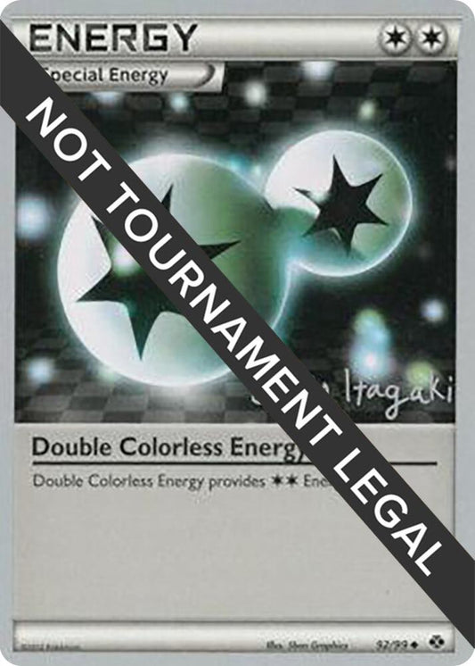Double Colorless Energy - 2012 (Shuto Itagaki) [World Championship Decks] 92/99