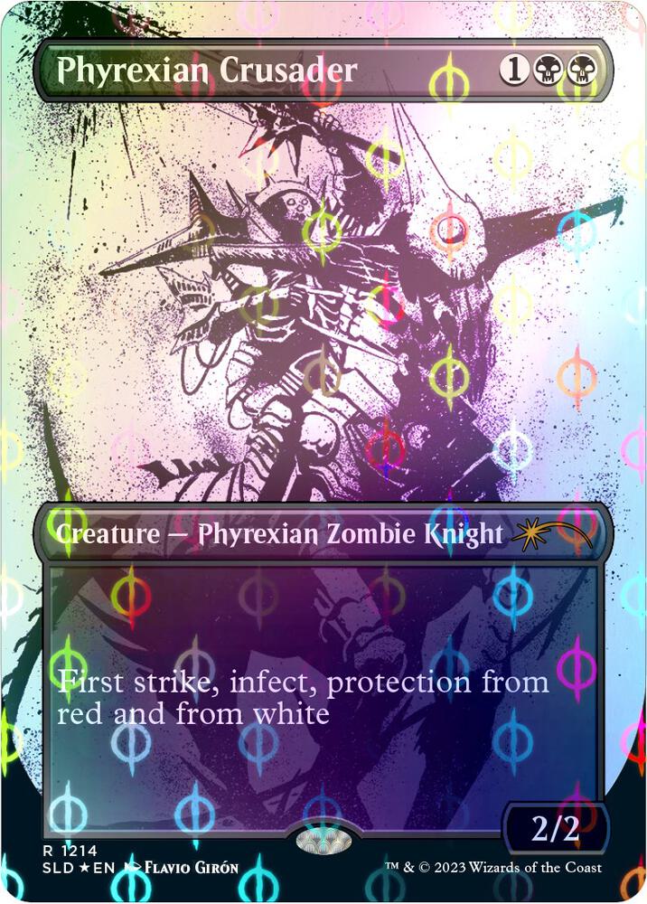 Phyrexian Crusader (Step-and-Compleat Foil) [Secret Lair Drop Series] 1214