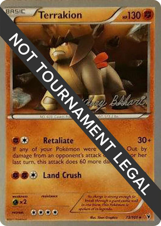 Terrakion - 2012 (Zachary Bokhari) [World Championship Decks] 73/101