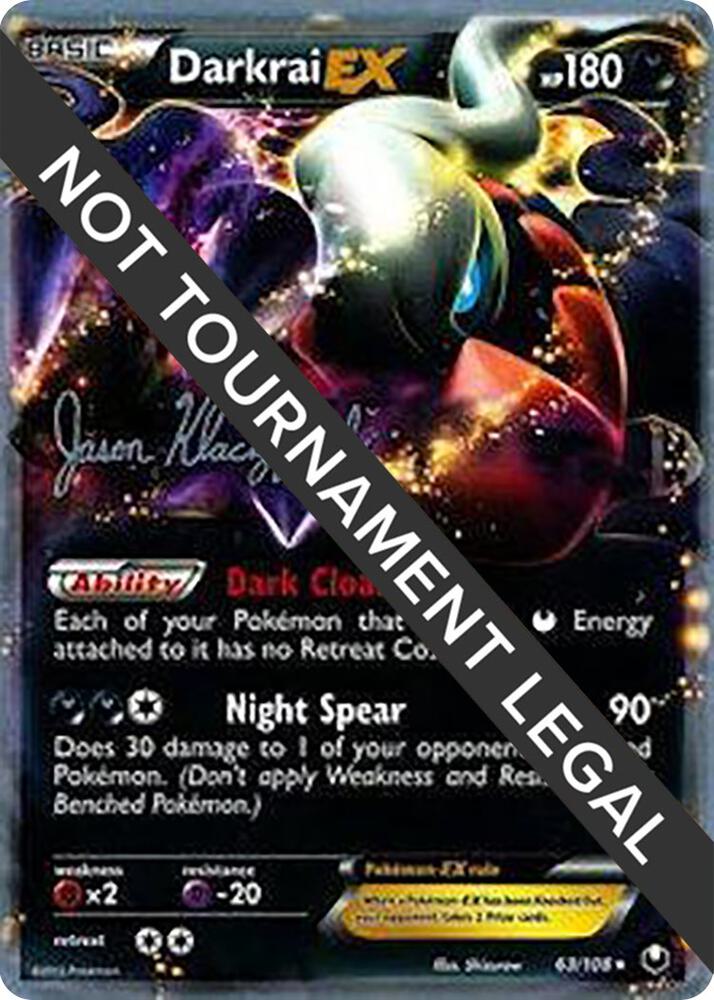 Darkrai EX - 2013 (Jason Klaczynski) [World Championship Decks] 63/108