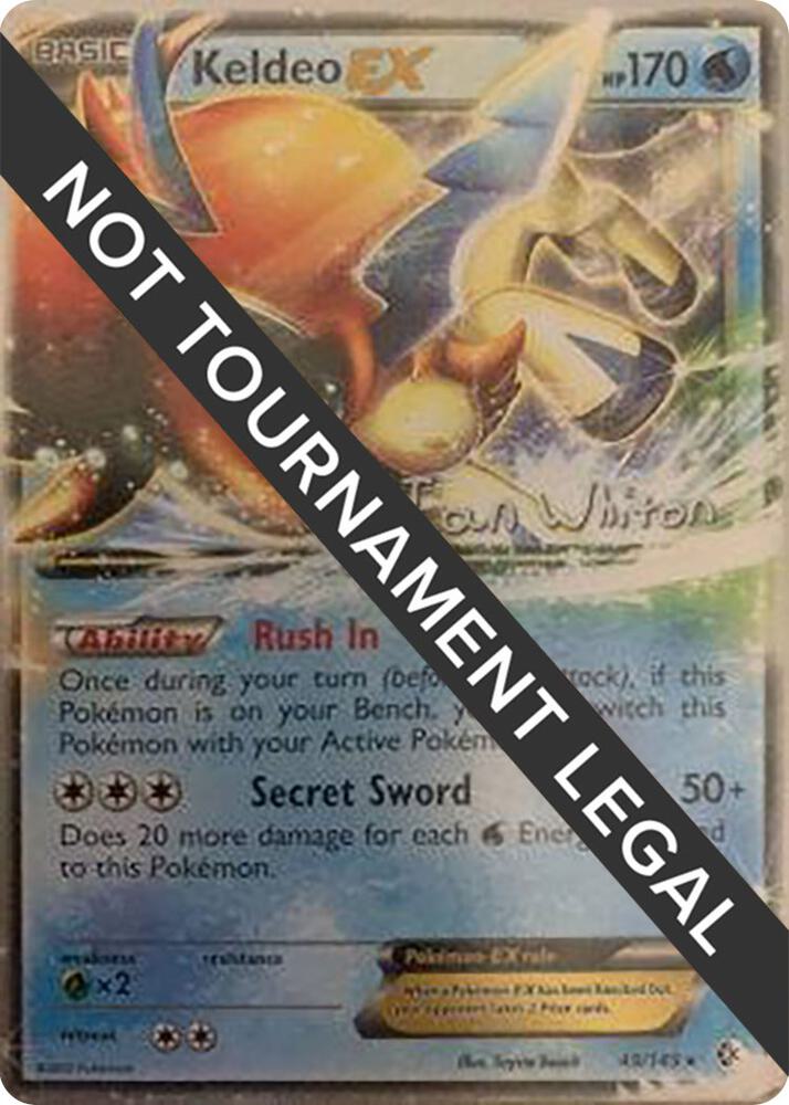 Keldeo EX - 2013 (Ian Whiton) [World Championship Decks] 49/149