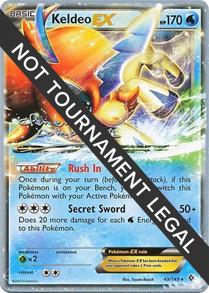 Keldeo EX - 2013 (Clement Lamberton) [World Championship Decks] 49/149