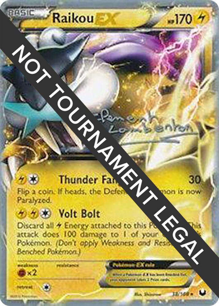 Raikou EX - 2013 (Clement Lamberton) [World Championship Decks] 38/108