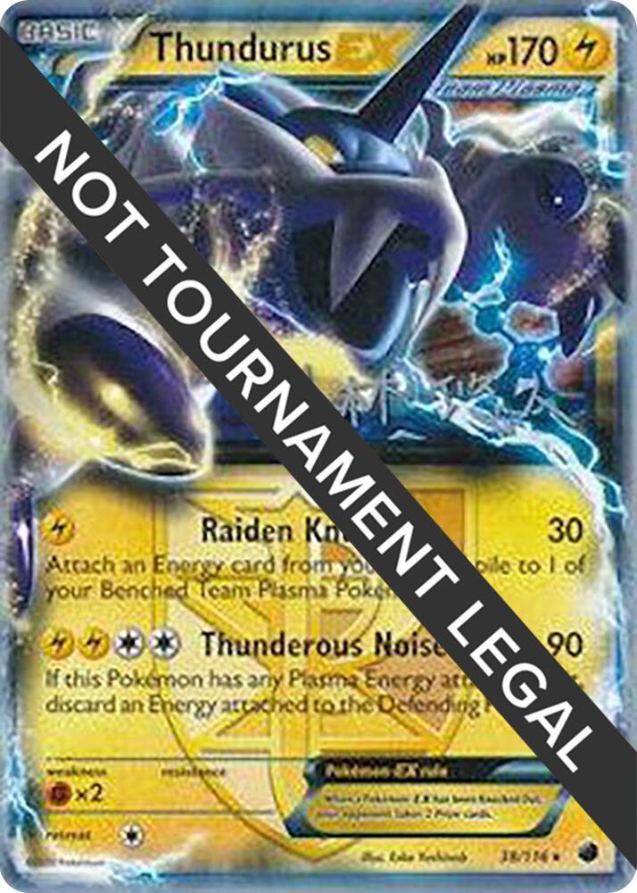 Thundurus EX - 2014 (Haruto Kobayashi) [World Championship Decks] 38/116