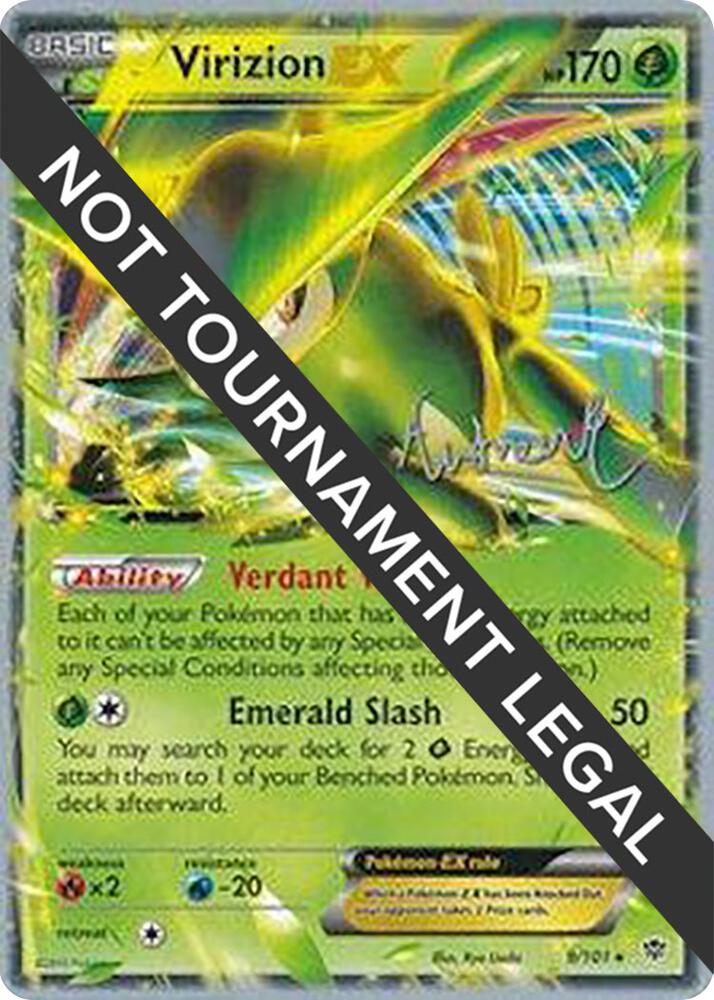 Virizion EX - 2014 (Andrew Estrada) [World Championship Decks] 9/101