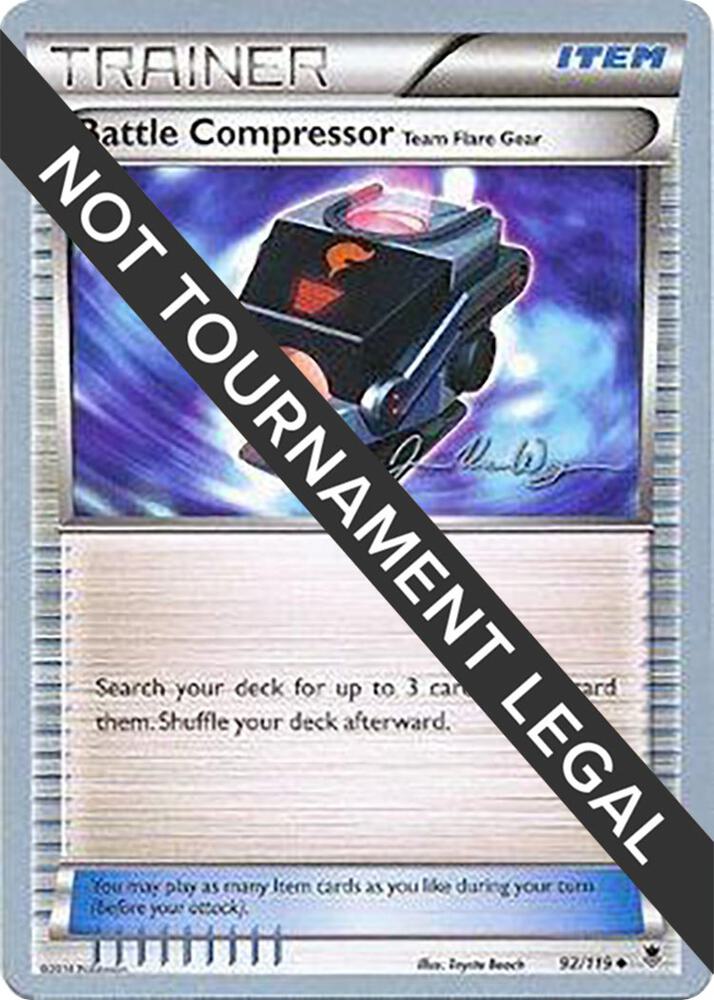 Battle Compressor (Team Flare Gear) - 2015 (Jacob Van Wagner) [World Championship Decks] 92/119