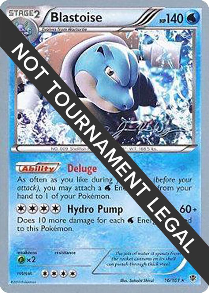 Blastoise - 2015 (Jacob Van Wagner) [World Championship Decks] 16/101