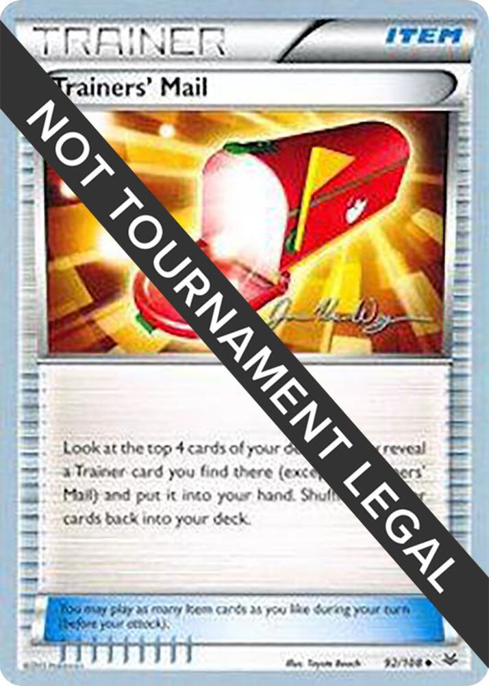 Trainers' Mail - 2015 (Jacob Van Wagner) [World Championship Decks] 92/108