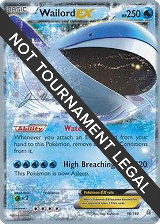 Wailord EX - 2015 (Jacob Van Wagner) [World Championship Decks] 38/160