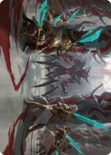 Goldwardens' Gambit Art Card [Art Series: Phyrexia: All Will Be One] 29