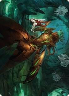 Glissa Sunslayer Art Card [Art Series: Phyrexia: All Will Be One] 47