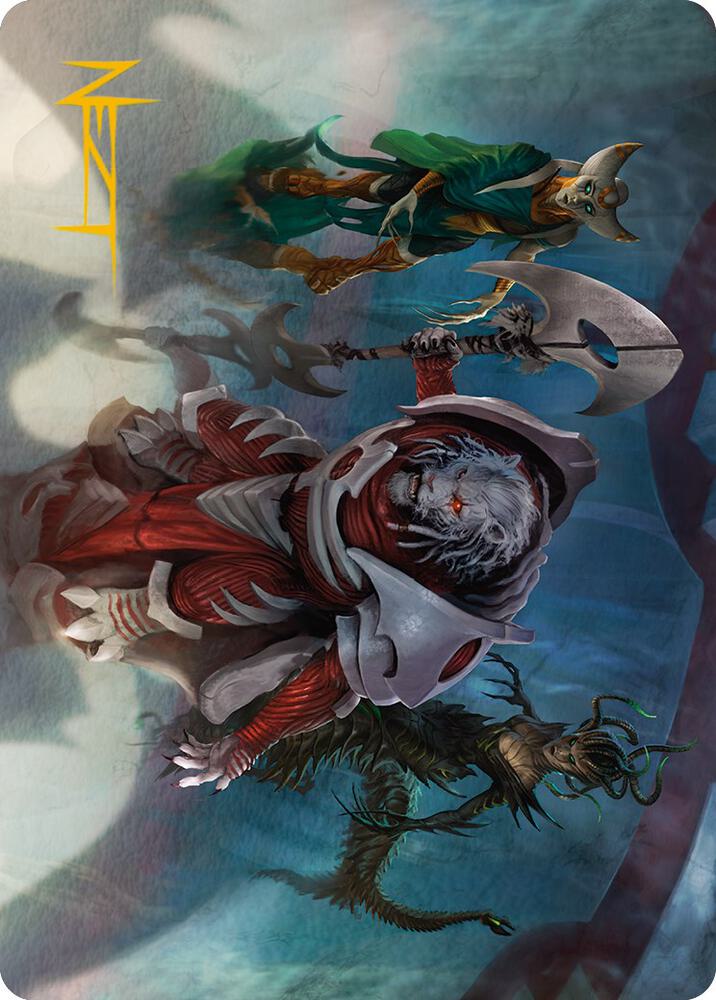 Norn's Decree Art Card (Gold-Stamped Signature) [Art Series: Phyrexia: All Will Be One] 6