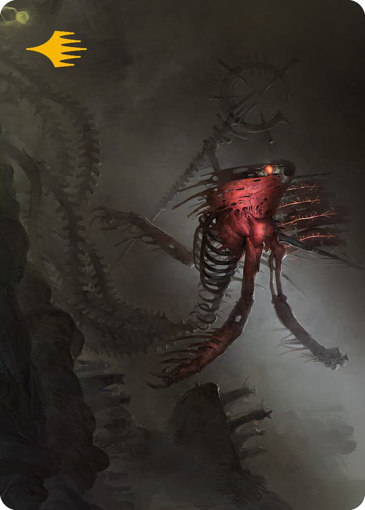 Drivnod, Carnage Dominus Art Card (Gold-Stamped Signature) [Art Series: Phyrexia: All Will Be One] 20