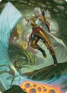 The Eternal Wanderer Art Card [Art Series: Phyrexia: All Will Be One] 3