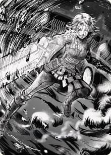Nahiri, the Unforgiving Art Card (80/81) [Art Series: Phyrexia: All Will Be One] 80